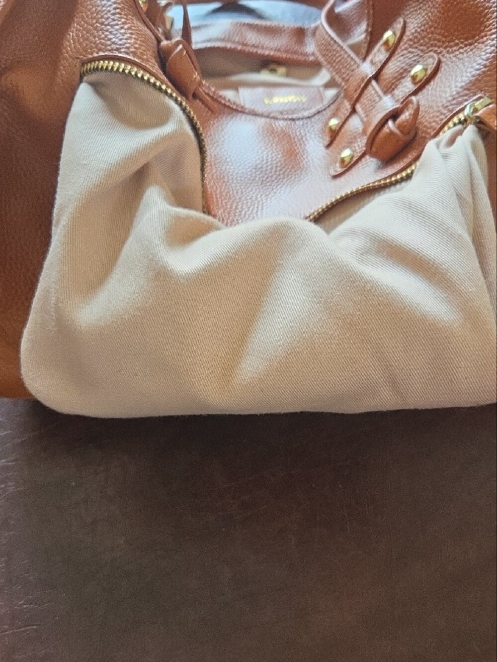 Laggo Leather Tote With Decorative Tassel - Picture 5 of 10